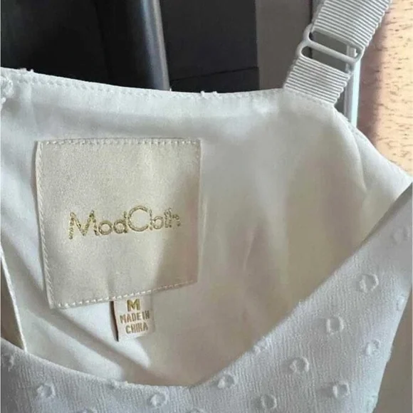 Modcloth White Ruffled Maxi Dress - Picture 3 of 3